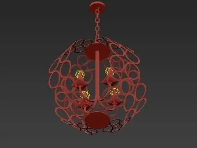 Tartufo Chandelier 3D model