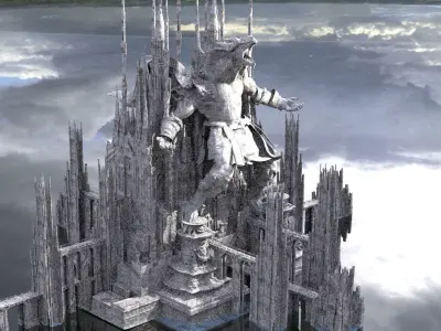 Werewolf Temple of lycanthropy 3D model