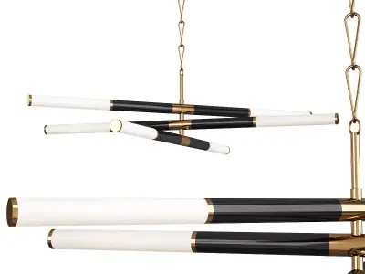 HUNTINGTON CHANDELIER Low-poly 3D model