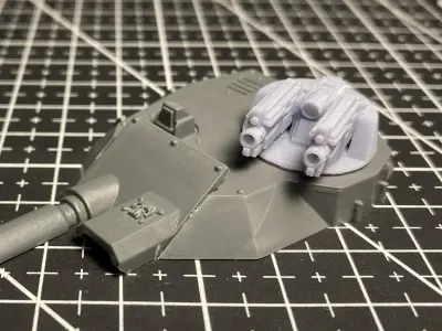 Heresy Transport Weapon Turrets 3D print model
