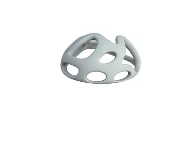 SciFi Cube Object No 44874 Low Poly Shape Low-poly 3D model