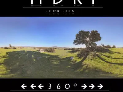 HDR SHADOW TREE Low-poly 3D model