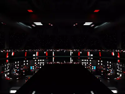 Imperial Star Destroyer Command Bridge 3D model