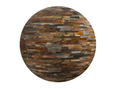 Stone Brick Wall Material and Texture Texture