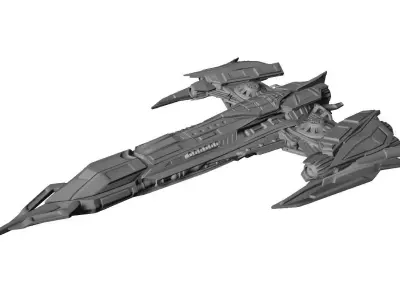 Spaceship 3D print model get