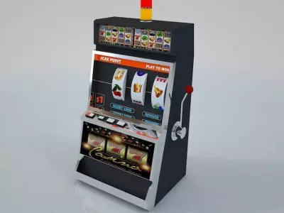 Slot machine 3D model