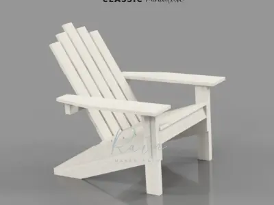 ADIRONDACK CHAIR Dollhouse Miniature 3D print model