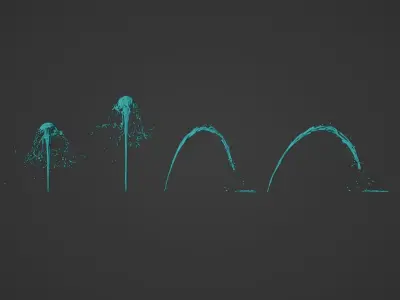 Water Splash Pack 3D model