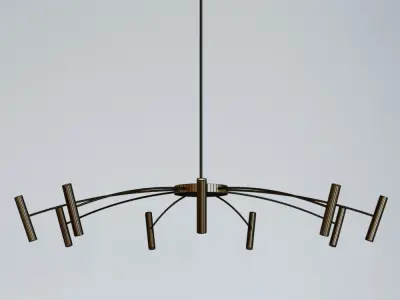 Aerial Chandelier by Sean Lavin from Tech Lighting Small 3D model