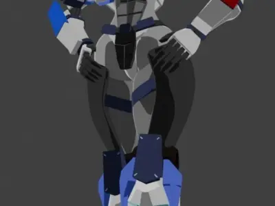 deltas muscle 3D model