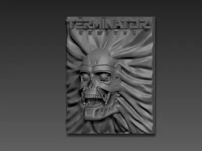 Terminator Genesis panel 3D print model