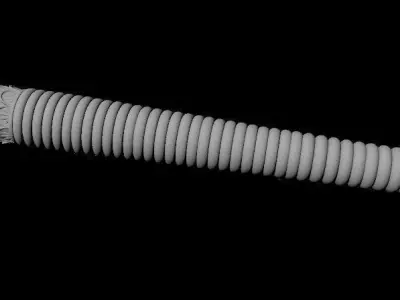 leg High quality 3d models for processing on a cnc machine  3D model 8