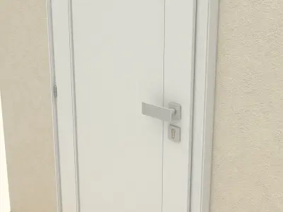 Wooden Door 3D model