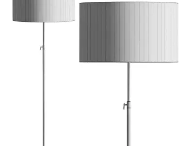 Telescoping Adjustable Floor Lamp 3D model