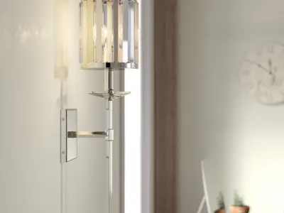 Yearby 1 - Light Dimmable Wallchiere - 2 Colour 3D model