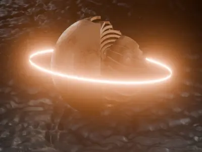 Sci-FI Orb Animation 3D model