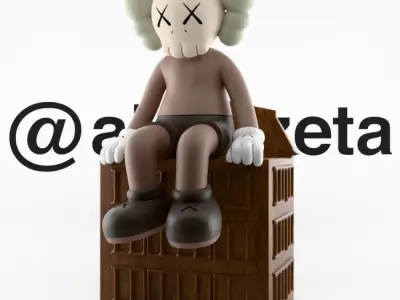 Kaws Holiday Le Brassus Audemars Pigueta Textured Low-poly 3D model