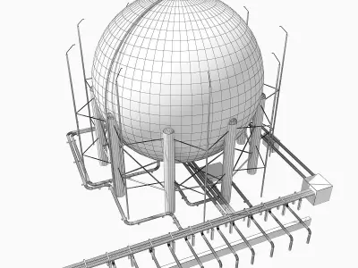 Hydrogen Storage 3D model