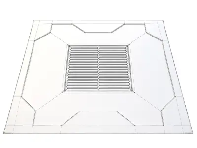 Space Station Floor - Large 3D model
