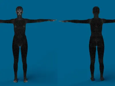 Female Eliza 3D model