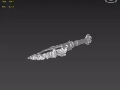 Next Generation Dagger 3D model
