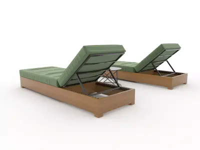 Sun Lounger 27 3D model