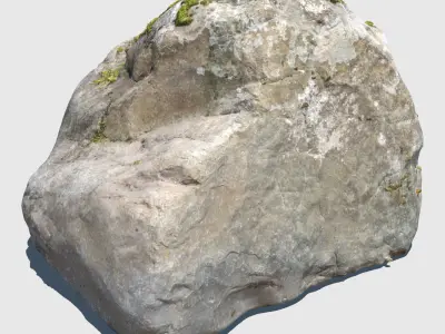 Elisabeth Moss Rock 3D model