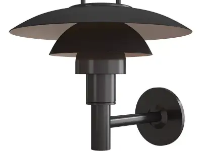 Louis Poulsen Wall Lamp Low-poly 3D model