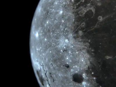 Detailed  photorealistic Moon  HIGH-poly  30K textures 3D model