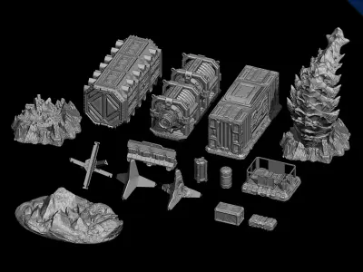 Props Vol 1 3D print model