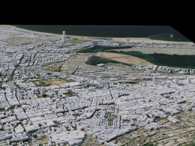 Karachi - Pakistan 3D model