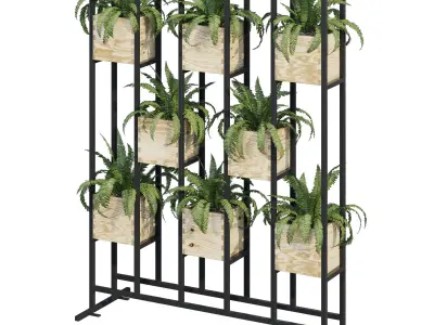 AIKO Planter Rack 3D model