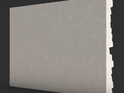 Detailed Stone Wall Module 3D print model purchase