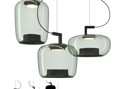 Pendant Lamp Brokis Double 3D model