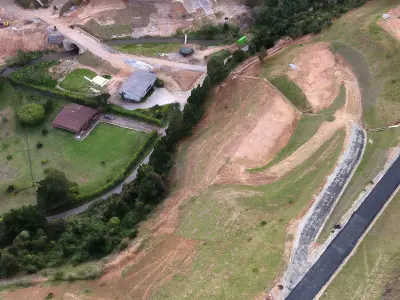 The humble Pantanillo river and earthworks 3D model