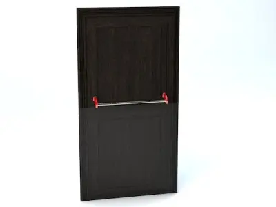 Hotel Emergency Exit Door Low-poly 3D model