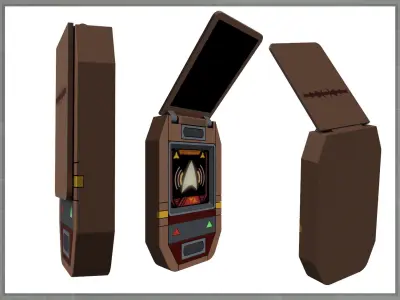 Klingon Communicator Lower Decks 3D print model