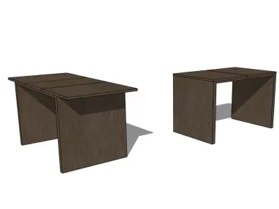 table-transforming two side tables 3D model