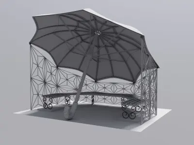 recreation area canopy  3D model