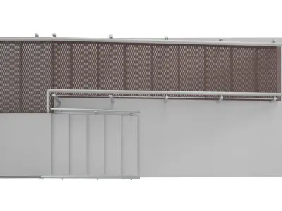 ramp and stairs 3D model