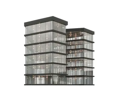 Office house building 5 3D model