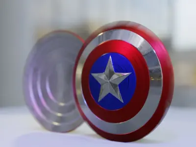 Escudo do Capitao America 3D model