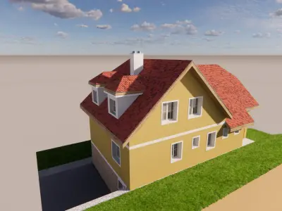Countryside house 3D model