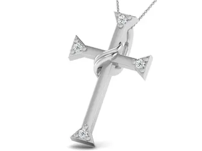 Pendants Collection om pendant gold with diamonds 3D print model