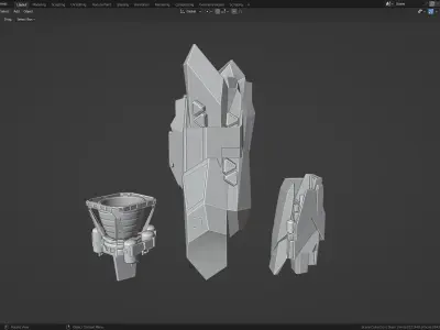 The Expanse OPAS Dark Star Belter ship 3D print model