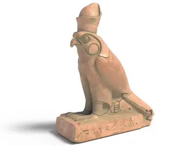 horus god Low-poly 3D model