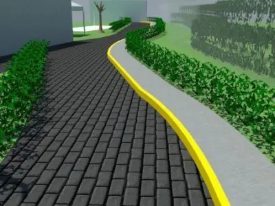 remodelacion de camino Free 3D model