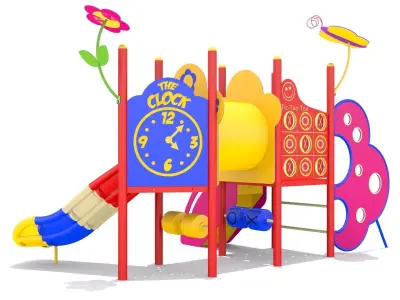 Kids Playground Low-poly 3D model order
