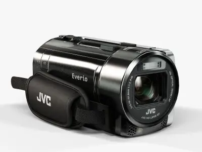 JVC GZ-GX1 camcorder Low-poly 3D model