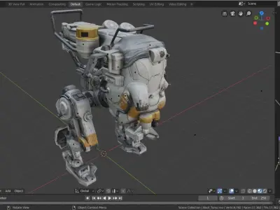 War Robot Character R01 3D model